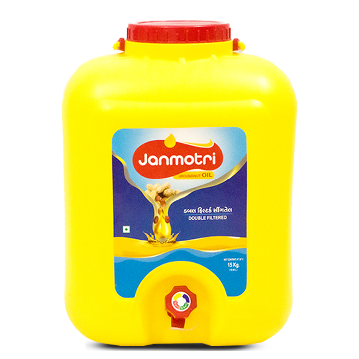Janmotri Groundnut Oil (15 Litre)